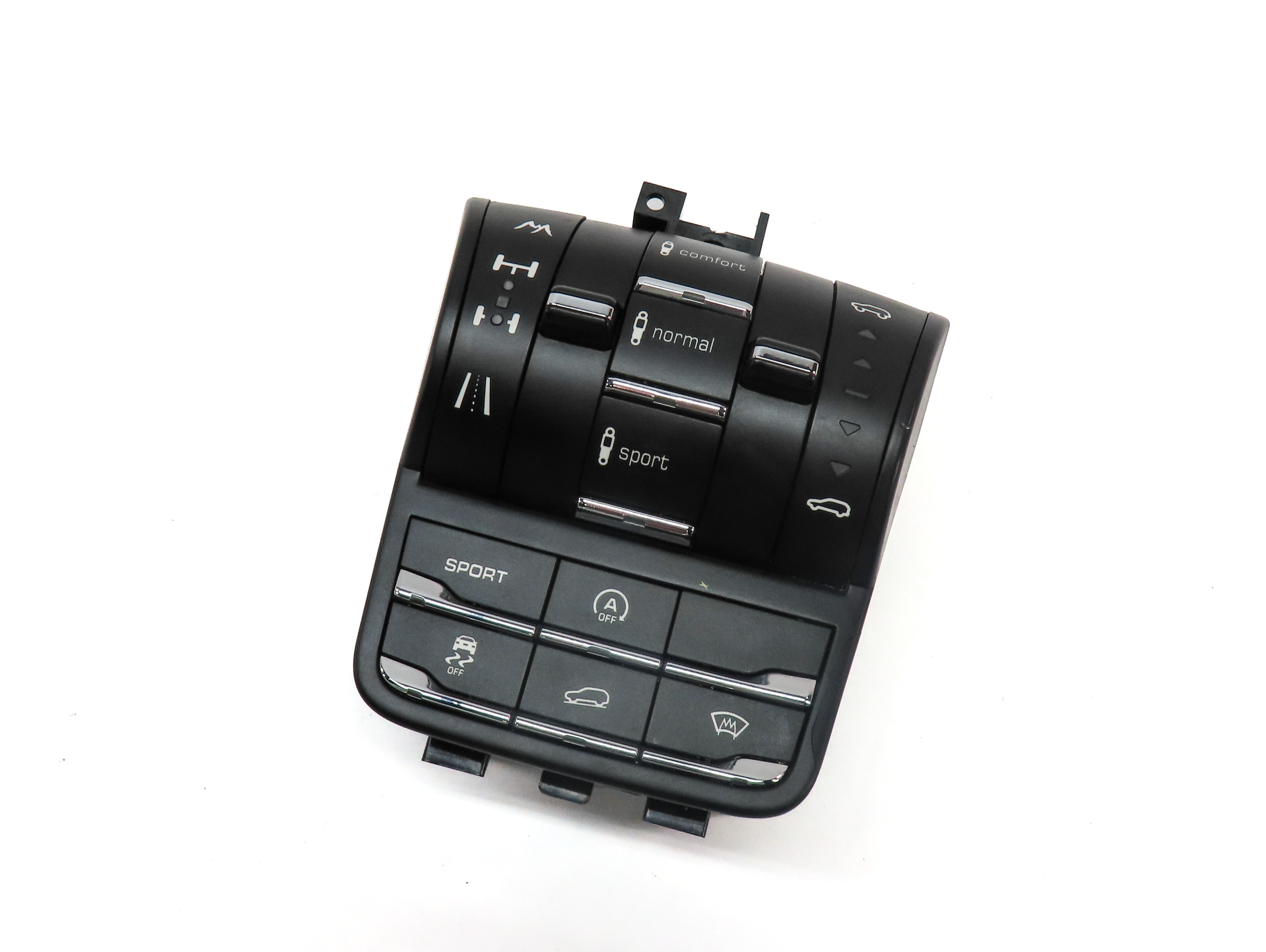 2011 PORSCHE CAYENNE 958 TRANSFER CASE TERRAIN SUSPENSION TRACTION CONTROL PANEL — exact item pictured